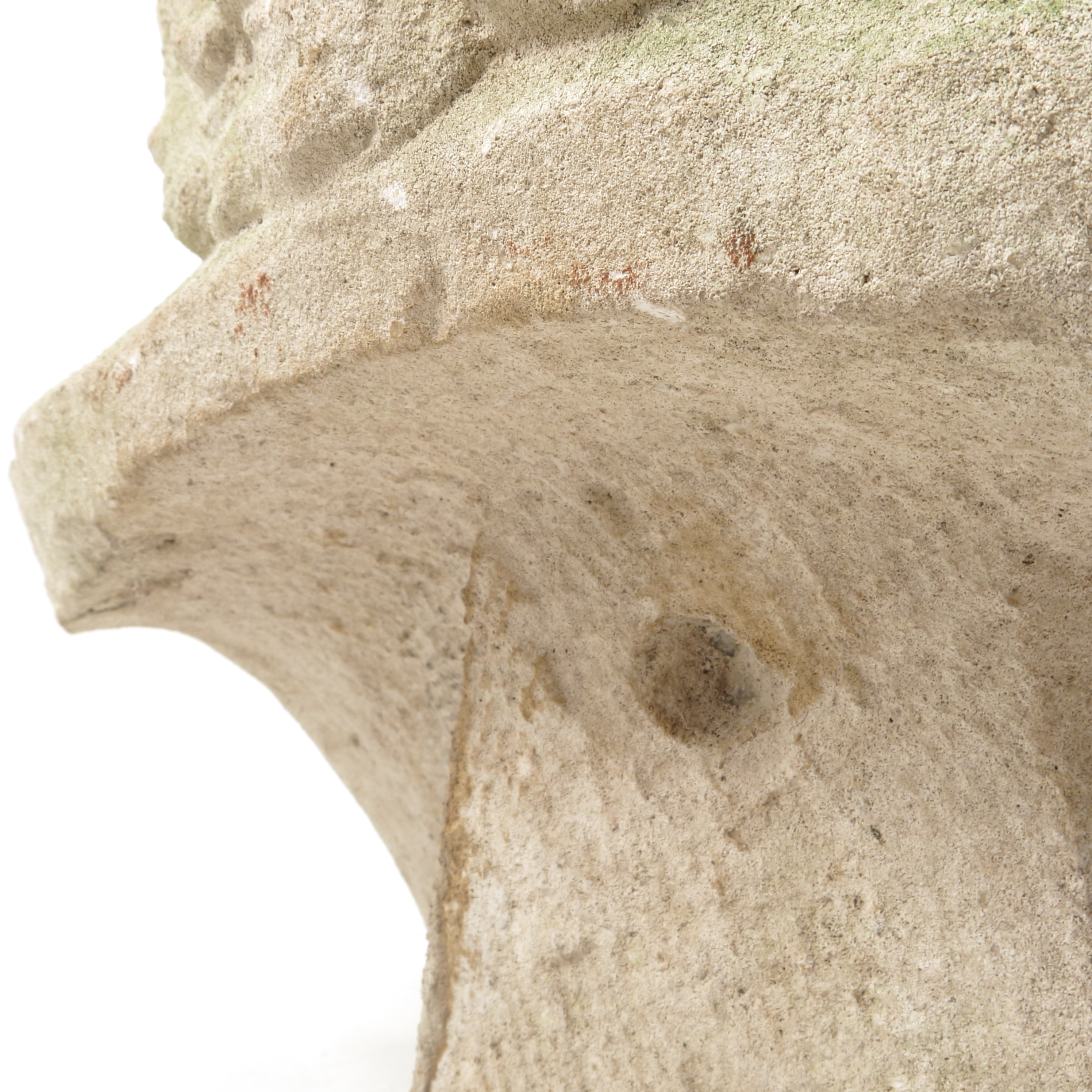 An 18th century Portland Stone bust, probably of Inigo Jones, - Image 2 of 18