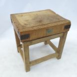 A butchers block,