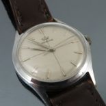 Marvin, a gentleman's chrome plated mechanical wrist watch,