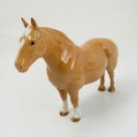 A Beswick model, of a palomino shire horse Ch.Masse Dainty, height 8.