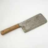 A butcher's cleaver, stamped Gilpin 1297901,