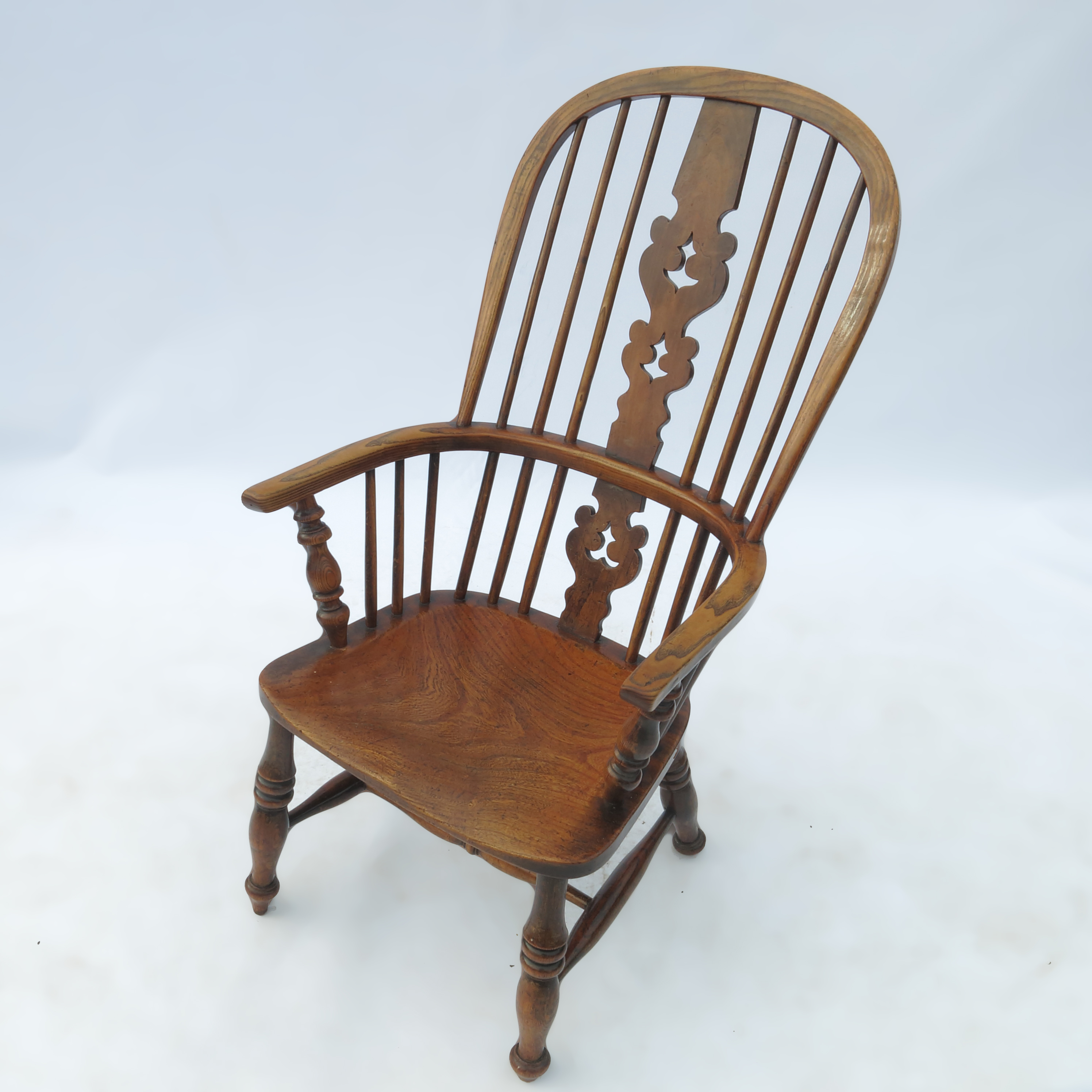 A 19th century Windsor armchair,