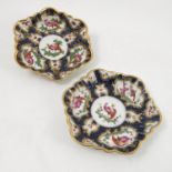 A pair of Samson of Paris porcelain dishes, of shaped circular form,