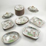 A quantity of Spode Indian Tree pattern dinnerware, comprising twenty two plates 8.