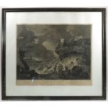 Four 19th century black and white prints, Ceyx and Alcyone, Celadon and Amelia,