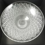 A Waterford Crystal glass pedestal bowl, circular form, cut decoration, diameter 13.