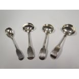 Four Exeter Silver Spoons: two by John Osment and one by William Rawlings Sobey