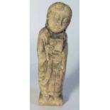 A Carved Stone Figure, 15cm