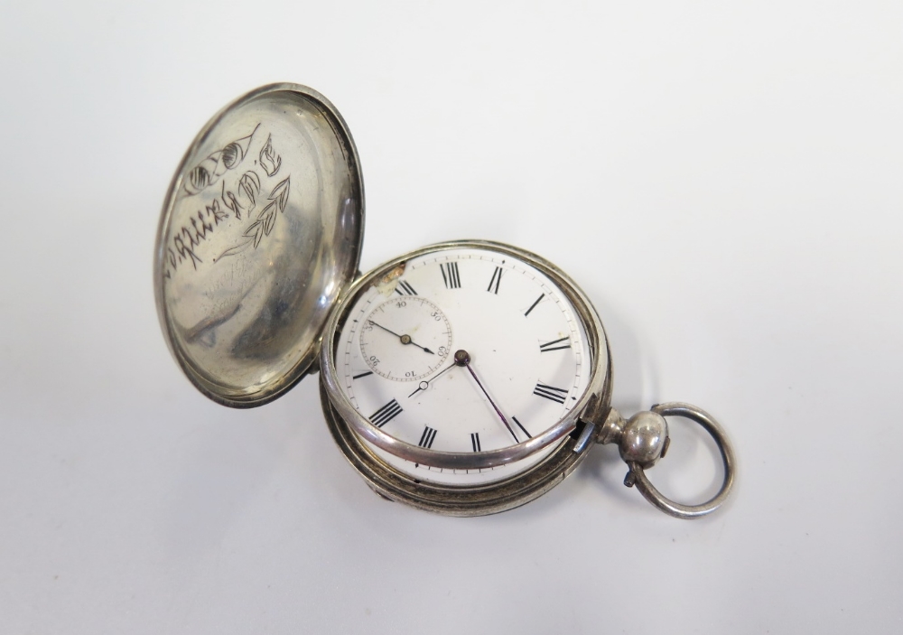 A Stier & Dilger Genève Full Hunter Key Wound Pocket Watch _ needs attention