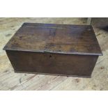 An Eighteenth Century Oak Bible Box