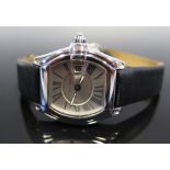 A Cartier Roadster Wristwatch with date aperture