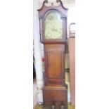 S. McClung _ Carlisle, Early Nineteenth Century Oak and Mahogany Eight Day Longcase Clock with