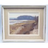 James Fry _ Coastal Scene, oil on board, 39 x 29cm, framed