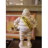 @ Cast Iron Michelin Man advertising figure, 15in.