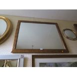 BURNISHED GILT FRAMED MIRROR