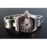 A Cartier Gent's Roadster Steel Cased Automatic Wristwatch