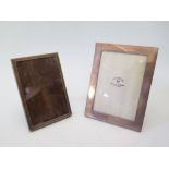 A George V Silver Easel Back Photograph Frame, Birmingham 1915, Mappin & Webb and one other