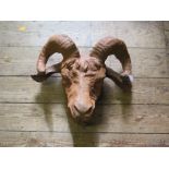 @Cast Iron Ram's Head, 33 cm