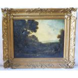 An Early Nineteenth Century Landscape Painting, oil on canvas, 73 x 57 cm, in gilt gesso frame, A/F