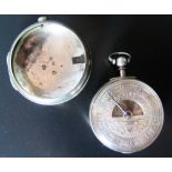 Rd. Foot - Faversham Night and Day Silver Pair Cased Pocket Watch with chain driven fusee verge