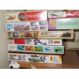 COLLECTION OF AIRFIX, MATCHBOX AND OTHER MODELLER'S KITS