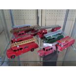 COLLECTION OF DINKY FIRE ENGINES