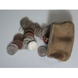 SILVER THREE PENCE COINS ETC