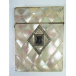 MOTHER OF PEARL CALLING CARD CASE