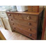 VICTORIAN MAHOGANY CHEST OF DRAWERS