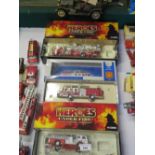 COLLECTION OF CORGI FIRE ENGINES
