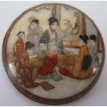 JAPANESE SATSUMA BROOCH