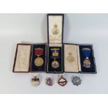 A Selection of Silver and other Enamelled Universal Cookery and Food Exhibition Medals
