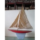 A Large Pond Yacht, 112cm