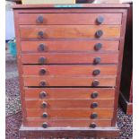 A Collectors Nest of Ten Drawers