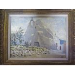 Hugh Boycott Brown (1909-1990), initialled HBB, Mykonos, oil on board, 41 x 30cm, framed