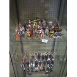 LARGE COLLECTION OF PAINTED LEAD FIGURES