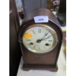 ONYX ART DECO STYLE CLOCK AND DOME TOP MANTLE CLOCK