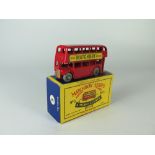 Matchbox MB 5 5b London bus, boxed _ near mint, box near mint