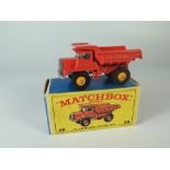 Matchbox 28 28d Mack Dump Truck with yellow plastic hubs, boxed _ Mint, box near mint