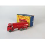 Matchbox MB 11 11ab E.R.F. Road Tanker 'Esso' decal, red, boxed _ Slight paint loss, box with