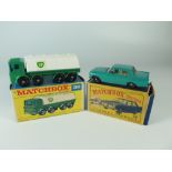 Matchbox MB 32 32c Leyland Tanker BP label, boxed _ Mint, box near mint AND MB 33 33b Ford Zephyr