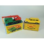 Matchbox MB 30 30c 8 Wheel Crane Truck, boxed _ Mint, box mint AND MB 31 31a Ford Station Wagon,