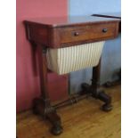 An Early Nineteenth Century Rosewood Work Table