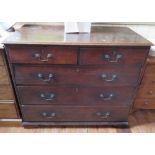 A Georgian Oak Chest of Drawers