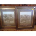 A Pair of WWI Battle of St. Eloi 1915 Framed Photographs