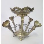 A George V Silver Table Centrepiece, Sheffield 1916, William Hutton & Sons, 28.5 cm high, 1692g