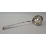 A George III Silver Soup Ladle, London 1767, probably George Boothby, 34 cm, 167g