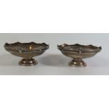 A Pair of George V Silver Dishes, Sheffield 1929, Walker & Hall, 92g
