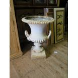 Victorian Cast Iron Urn