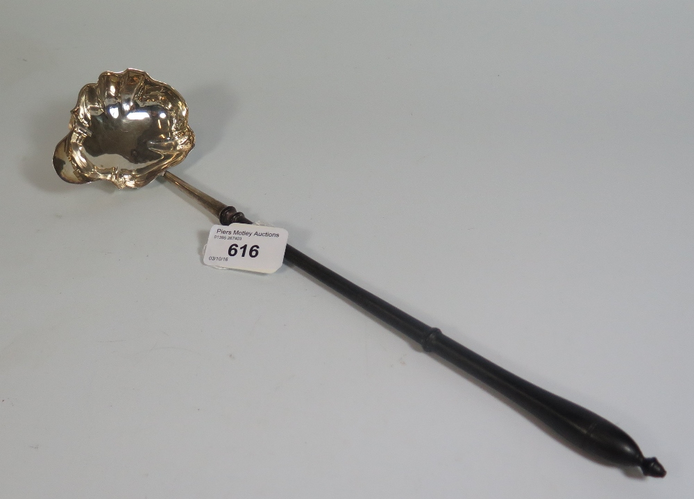 A Georgian Silver Toddy Ladle - Image 2 of 2